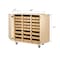 Diversified Spaces Mobile Tote Tray Cabinet, Maple, 214 lb. MTTC-4824WDM - alternate 2