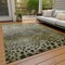 Homeroots 10' X 14' Brown Gray And Ivory Abstract Washable Indoor Outdoor Area Rug 603082 - alternate 2