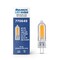Bulbrite LED Filament, 1.8 Watt Dimmable T5 Light Bulb, Clear Glass Finish, G4 Base, 2700K, 140 Lumens, 4PK 862037 - alternate 2