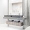 Vigo Orvieto Gothic Gray Concreto Stone 24 in. L x 15 in. W x 5 in. H Rectangular Vessel Bathroom Sink VG04070 - alternate 3