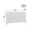 Sauder Isabella Isle 6-Dwr Dresser Wh/rat A2 3a 435691 - alternate 2
