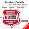 Signmission Alligator Warning Shield Sign Alligator, 12 inch X 12 inch, Plastic Sign, 2PK SHI-P-2PACK-12-357 - alternate 3