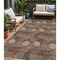 Homeroots 5' X 8' Brown Gray And Ivory Polka Dot Washable Indoor Outdoor Area Rug 594239 - alternate 1