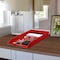Acrimet Stackable Letter Tray Front Load Letter Size Document Organizer Plastic Solid Red 1 Unit 211.VM - alternate 2