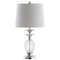 Jonathan Y Jane 24" Glass LED Table Lamp, Clear/Chrome JYL1078A - alternate 3