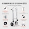 Vevor Aluminum Hand Truck 2 in 1 Folding Dolly Cart 400 lbs Capacity Heavy Duty 2020A - alternate 3
