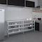 Amgood 14in D x 84in L Stainless Steel Table, Three Undershelves AMG WT-1484-3SH-Z - alternate 3