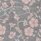 Homeroots 5' X 8' Gray Pink And Ivory Floral Washable Indoor Outdoor Area Rug 600001 - alternate 2
