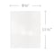 Kaboom Case of White Paper Pocket Folders, 11.75"x9.5", Twin Pockets hold 25 sheets ea, 11 pt tag board, PK250 50118cs - alternate 2