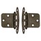 Brixwell Face Frame Non Self Closing Cabinet Hinges For Kitchen And Home Hardware Burnished Brass Pair BXB8767BB - alternate 1