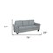 Homeroots 76" Gray Fabric Sofa 601959 - alternate 3