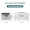 Edendirect 2500 BTU Portable Air Conditioner Cools 150 sq. ft. with Remote, Heater, Dehumidifier for Tent,  ZR-K6-2 - alternate 3