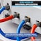 Kable Kontrol Wire Ferrules, Nylon Insulated, Single, 16 AWG, Pin Size 10 mm, Red, 500 Pcs, 500PK WFS-16-RD-500 - alternate 2
