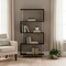 Homeroots 61" Black Wood Four Tier Etagere Bookcase 490166 - alternate 3