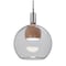 Besa Lighting Benji Cord Pendant, Smoke/Medium, Bronze Finish, 1x9W LED 1JT-BENJISMMD-LED-BR - alternate 1