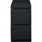 Lorell Mobile 2-Drawer File Cabinet with Full-Width Pull, 15" x 20" x 27.8", Black LLR49524 - alternate 1