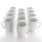 Elama Riley 12 Piece 12 Ounce Porcelain Mug Set in White EL-RILEY - alternate 3