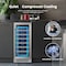 Yeego 15 in. Single Zone 33-Bottles Wine Cooler YG-WS15R-23 - alternate 3