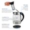 Megachef 1.8Lt. Glass Body and Stainless Steel Electric Tea Kettle with Tea Infuser MG-LT1751 - alternate 2