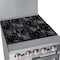 Koolmore 24 in. 4 Burner Commercial Natural Gas Range with Oven in Stainless-Steel KM-CR24-NG - alternate 5