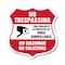 Signmission No Trespassing Sign This Property Is Pro, 12 Inch X 12 Inch, Plastic Sign SHI-P-12-425 - alternate 1