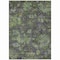 Homeroots 3' X 5' Green Charcoal And Black Floral Washable Indoor Outdoor Area Rug 604144 - alternate 2