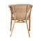 Bali & Pari Abbey Modern Bohemian Natural Rattan Dining Chair 248-14054-ZORO - alternate 3
