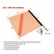 Mytee Products EZ Mount 18 in x 18 in Jersey Orange Mesh Safety Flag DOT Compliant VMF-MK-ORANGE - alternate 2