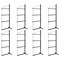 Mytee Products 8PK 4 Tier Shipping Container Shelving Bracket w/Hooks 19inx77 1/2in, 551lbs WLL, 8PK CNT-SHELF4x8 - alternate 1