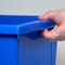 Storex 4 Gallon Storage Bin, Blue 61451U06C - alternate 2