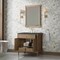James Martin Vanities Kinnsden 36" Single Vanity, Weathered Oak w/ 3 CM Parisien Bleu Silestone Top D680-V36-WTO-3PBL - alternate 2