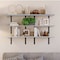 Lavish Home Floating Wood Shelves Set of 6 Shelves for Living Room, Kitchen, Bedroom, or Bathroom Decor 80-FLT-22 - alternate 2