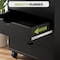 Simple Deluxe 7 Drawer Chest, Home Office File Cabinets Wooden, Dressers Storage Cabinet, Small Drawers Wood Orga 3A88CHEST7C01BLK - alternate 2