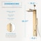 Anzzi Dion Series 39 in. 2-Jetted Shower Tower with Heavy Rain Shower and Body Jets SP-AZ082BG - alternate 2