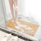 Basicwise Foldable Large Bamboo Bathroom Mat - Non-Slip Design for Showers, Bathtubs, Spas, and Pools - QI004613.L - alternate 2