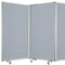Homeroots 71" Gray Iron Folding Six Panel Screen Room Divider 370386 - alternate 3