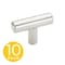 Sapphire 1.5 in. Modern T-Shaped Polished Chrome Cabinet Hardware Knob, 10PK SP-TBK10-PC-10 - alternate 1