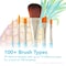 Princeton Select Artiste Brush Set No. 11, Synthetic Bristles, Short Handle Mixed Media, 4-Piece Set, 2PK P3750SET111 - alternate 2