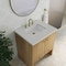 James Martin Vanities Hudson 30" Single Vanity, Light Natural Oak w/ 3 CM Lime Delight Silestone Top 435-V30-LNO-3LDL - alternate 4