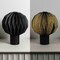 Jonathan Y Quincy 11" Modern Minimalist Paper Pleated Orb Accent LED Table Lamp, Black JYL9103A - alternate 3