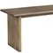 Homeroots 55" Brown Solid Wood Dining Bench 554623 - alternate 4