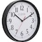 La Crosse Technology Equity Black Quartz Wall Clock 404-3025B - alternate 4