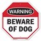 Signmission Warning Beware of Dog, 10 Inch X 10 Inch, Aluminum Metal Signs OC-A-10-337 - alternate 1