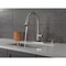 Delta Corwin Pull-Down Kitchen Faucet, 1.8 gpm, 1-Handle, 1, 3-Faucet Hole 19856TZ-SPSD-DST - alternate 2