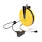 Alert Reel Mfg ProReel Retractable Cord Reel, 10 Amp, 30' 16/3 SJTW, w/Circuit Breaker and Tri Tap Outlets 5000A-30GF-CB - alternate 2