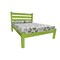 Homeroots Lime Green Solid Wood Queen Bed Frame 546894 - alternate 2