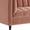 Homeroots 85" Blush Velvet Wood Sofa 543929 - alternate 4