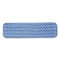 Rubbermaid Commercial 18.5 x 5.5 x 0.5 Wet Mop Pad, Blue, Microfiber, PK12 FGQ41000BL00 - alternate 1