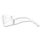 Mcr Safety Safety Glasses, Anti-Scratch, Clear Lens, Clear Frame, Frameless, 12 PK CL110 - alternate 2