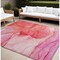 Homeroots 10' X 14' Pink Abstract Washable Non Skid Indoor Outdoor Area Rug 559765 - alternate 1